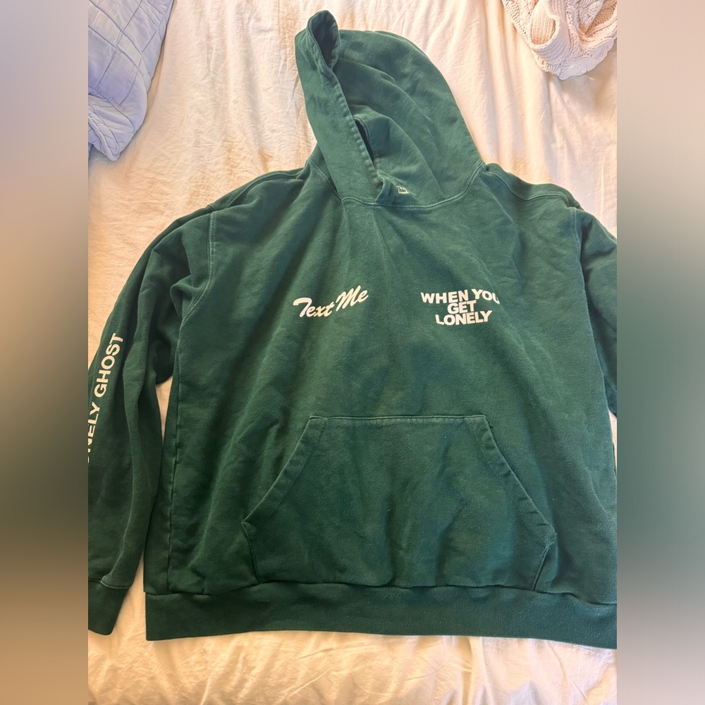 Lonely ghost heavyweight hoodie🍀